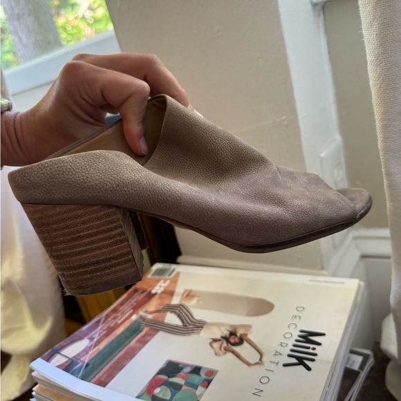 Lucky brand leather mule - Grey size 8 - Picture 5 of 8